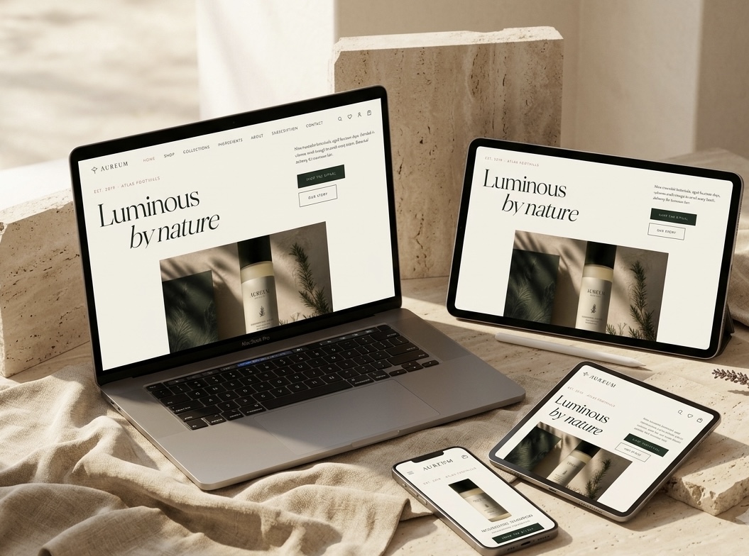 Aureum — Cosmétique naturelle : Lumineux par nature
